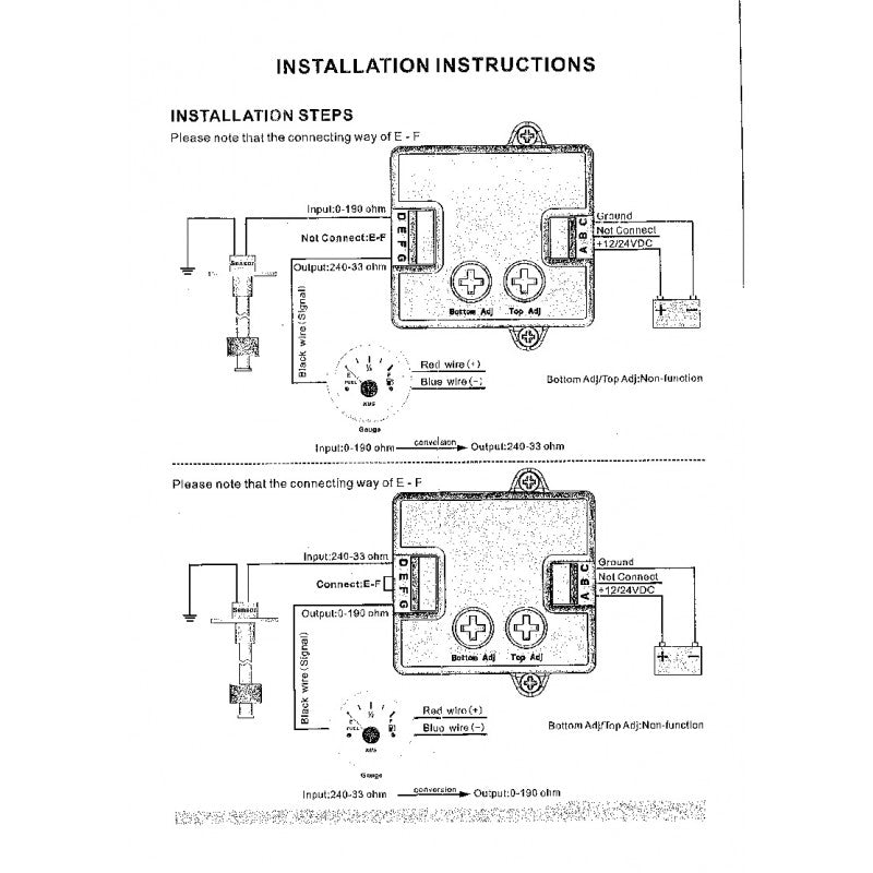 KUS Widerstandsinverter 0-190/240-33 OHM