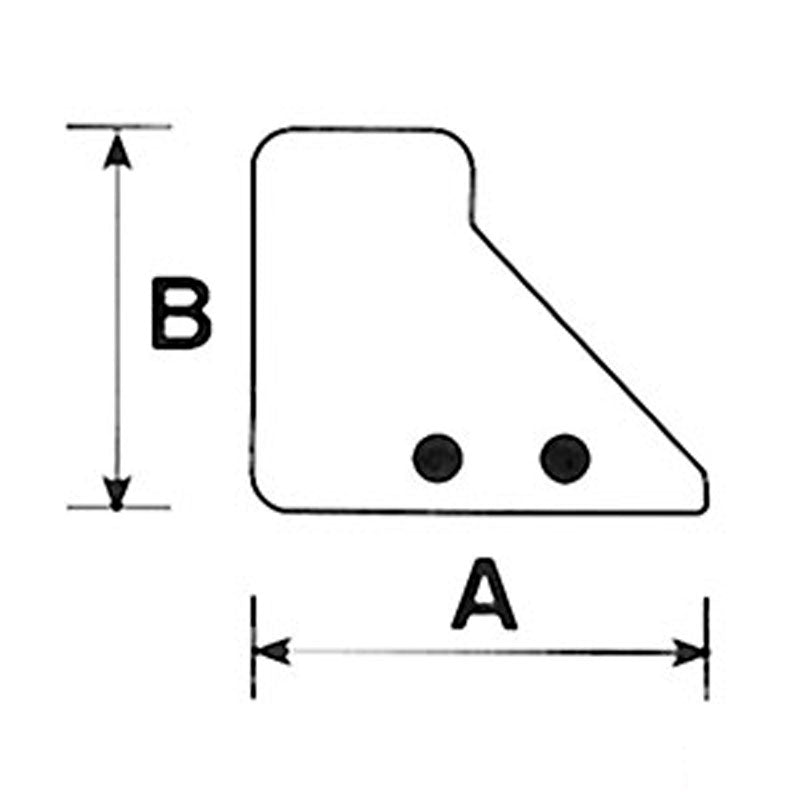 Trimplan F/Påhængsmotor L3288062 194x174 mm 4-50 Hk