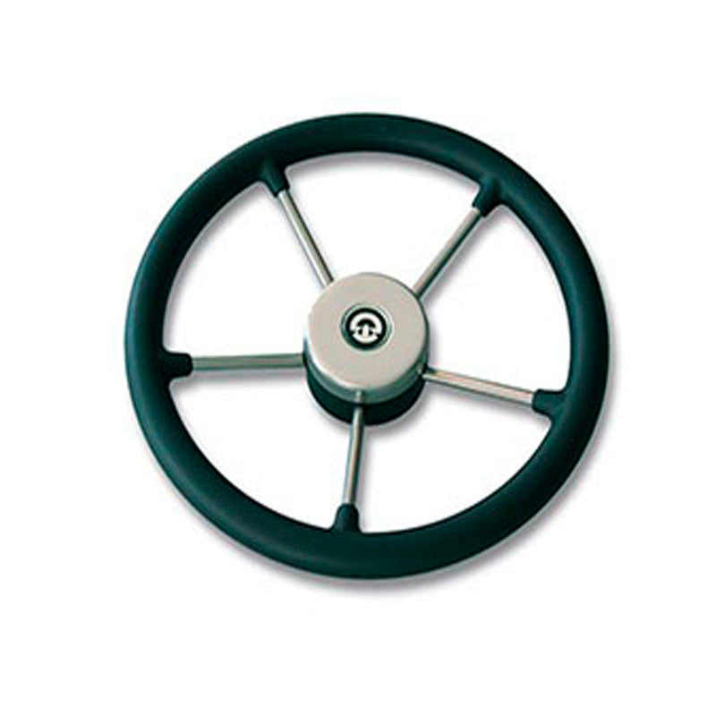 Steel steering wheel Gray L5135079 ø:350mm W/Soft Polyurethane Ring