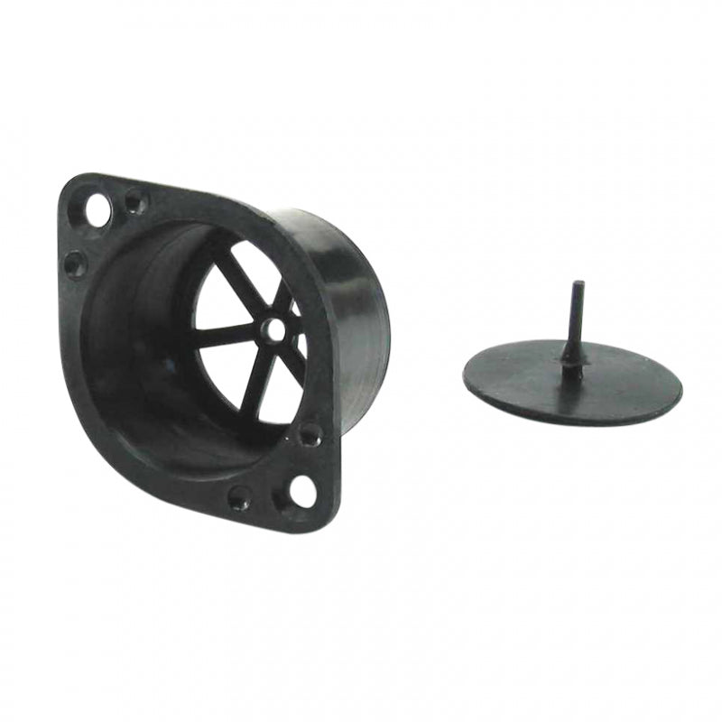 Bilge plug with valve for rubber boat