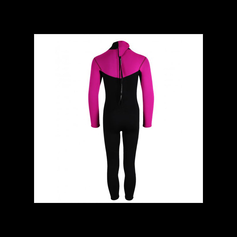 Neoprenanzug OcenB 3mm Mädchen rosa, voll 6Y