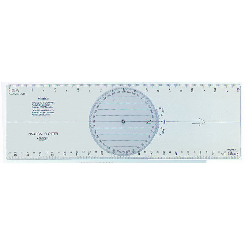 Nautical course ruler, Linex 2811