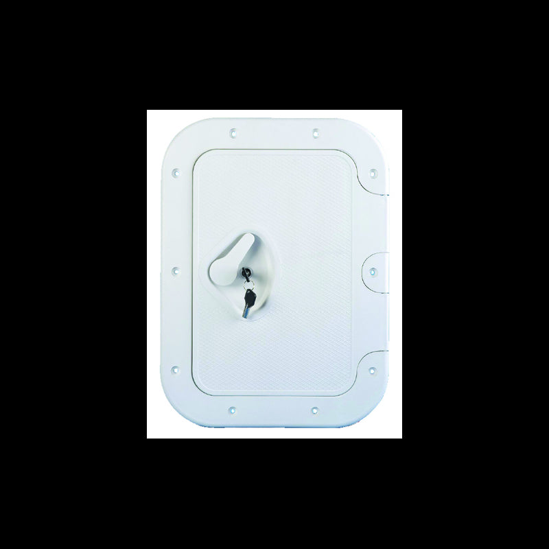 Hatch 275x375mm w/lock white