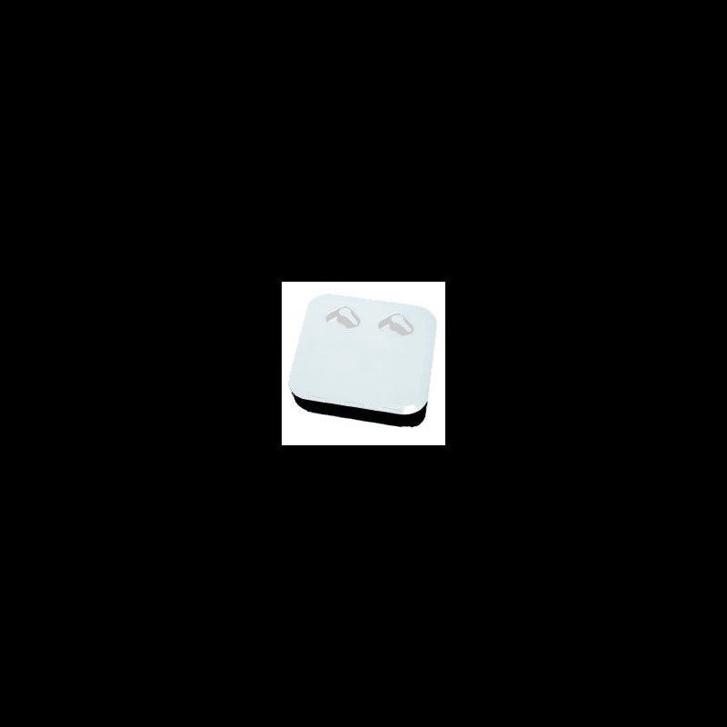 Hatch 375x370mm w/lock white