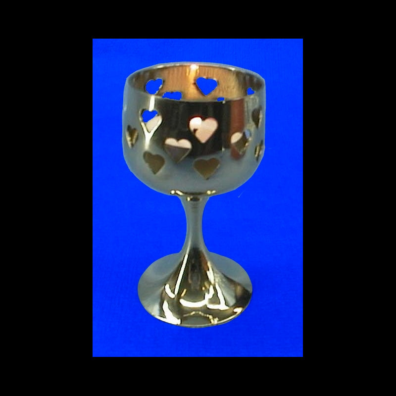 Candlestick bowle on foot