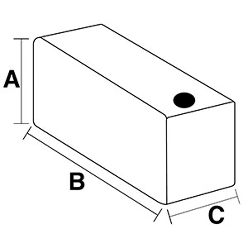 Benzintank N0122055 52 ltr. L80xb35xh22cm N0122055