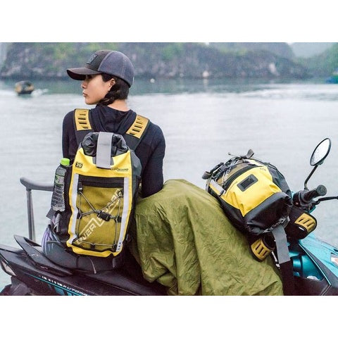 OB1145Y Gelber wasserdichter OverBoard 20L PRO-SPORTS Rucksack