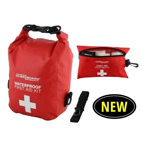 OB1213R OverBoard Wasserdichte Erste-Hilfe-Tasche mit Inhalt
