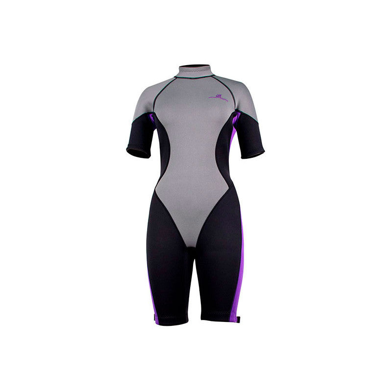 Neoprenanzug OcenB 3mm Damen, lila kurz XS