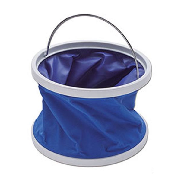 Bucket nylon foldable 6 ltr. w/stainless steel handle P0024225