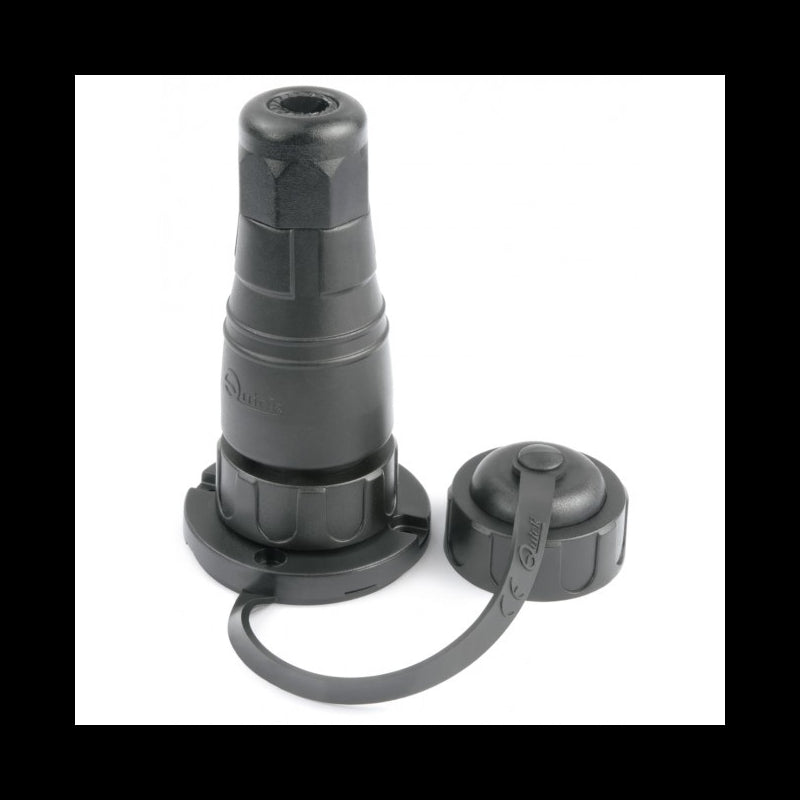 Quick Tire plug 3 poles gold 10Amp