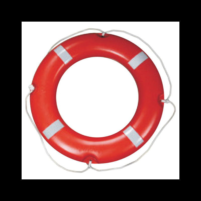 Lifebuoy orange exterior Ø75cm 2.7 kg SOLAS approved