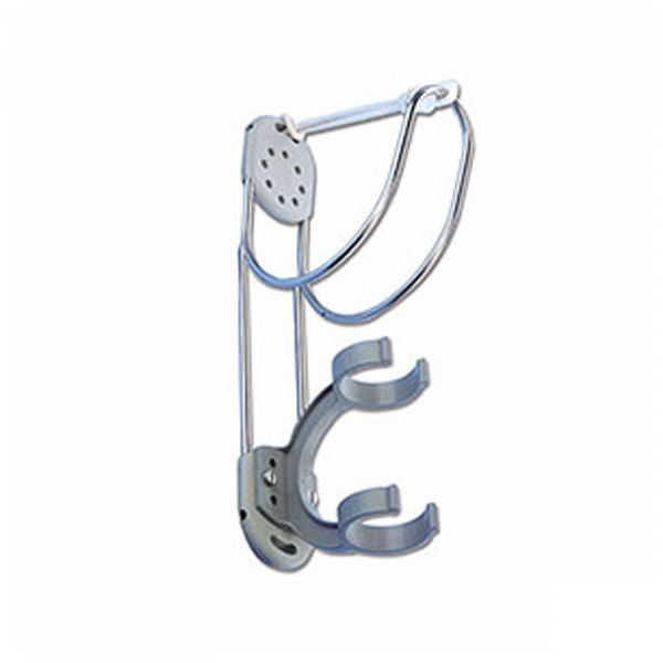 Redningskransholder N1725520 f/Rør Ø:25mm M/Klips T/Lys