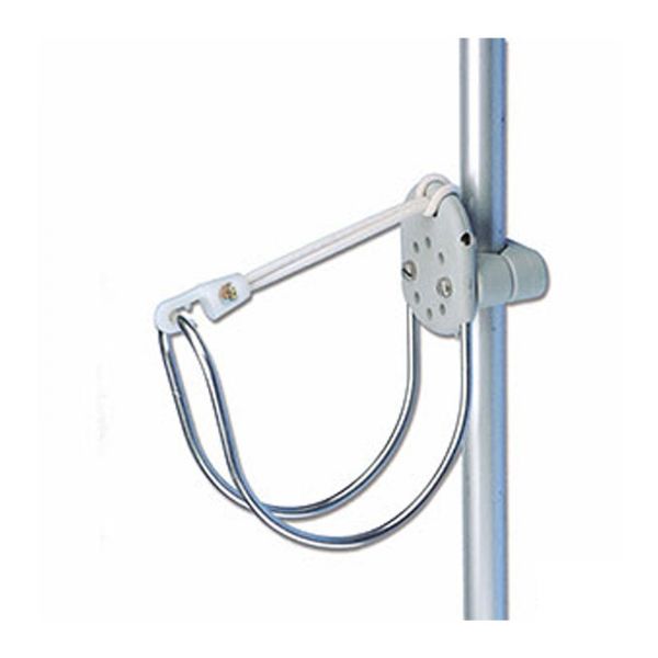 Redningskransholder N1725520 f/Rør Ø:25mm M/Klips T/Lys
