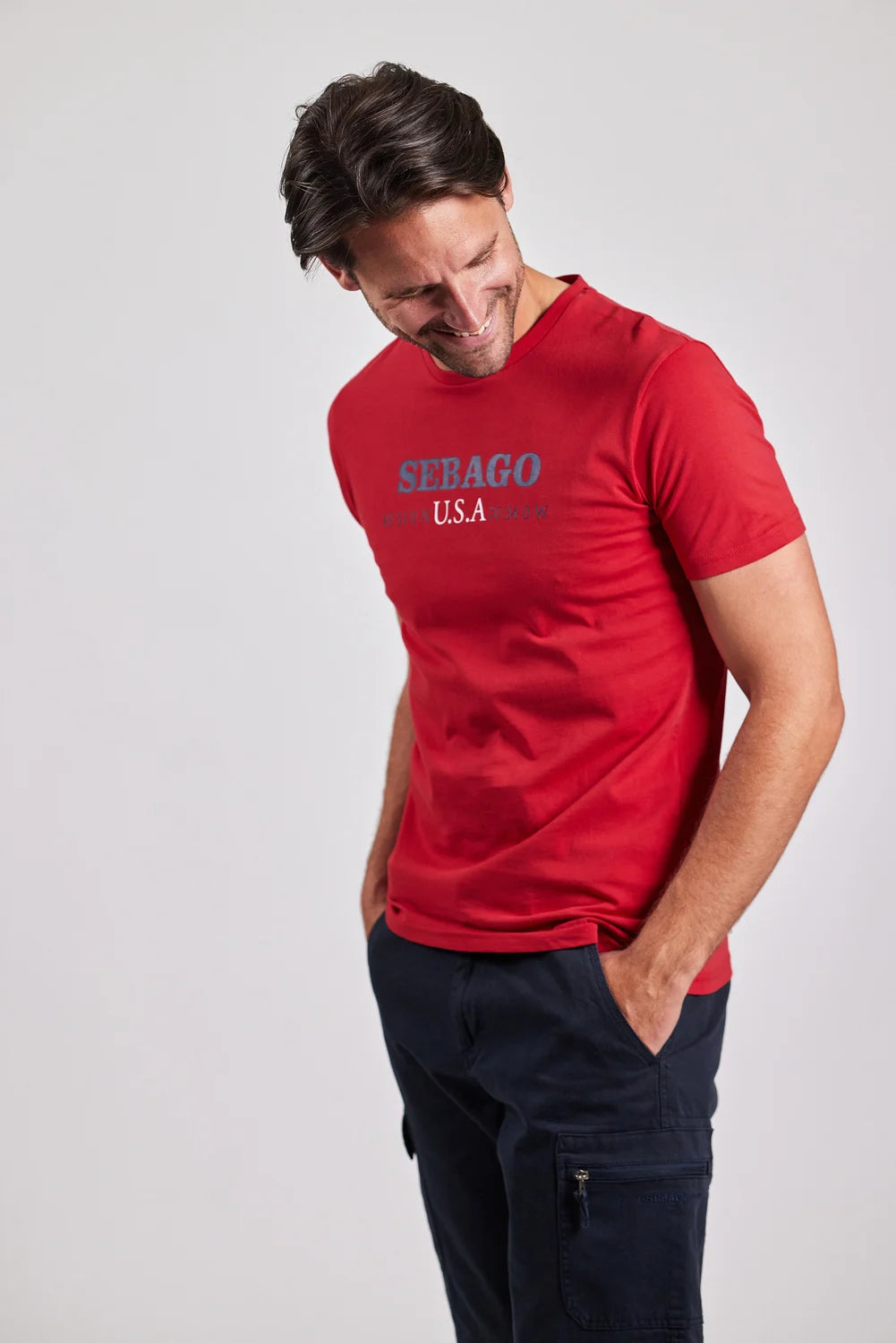 Authentic Logo Tee Red S