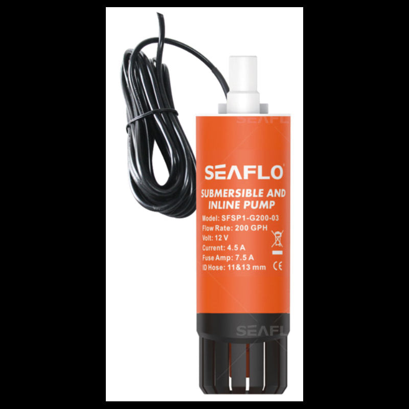 Drinking water pump inline/submersible 12V