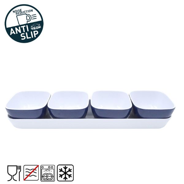 Sealand Tapas-Set, Melamin, 4 Schüsseln und 1 Tablett D2000042