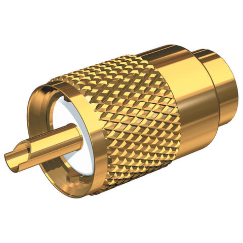 Shakespeare PL-259-8X-G vergoldeter Antennenanschluss für RG213, RG58 und 8X