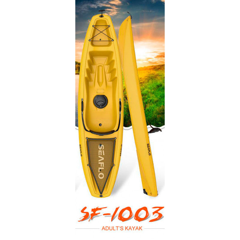 Kayak, voksen, gul, komfort, 266cm