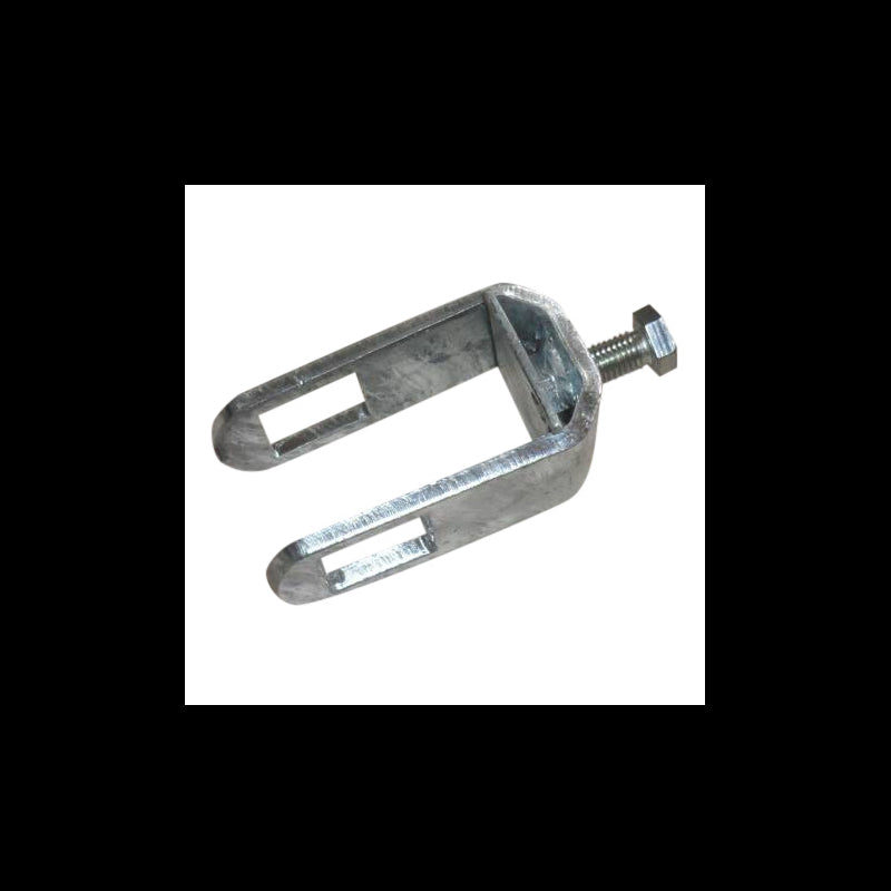 Clamping bracket f/40x40 tube 40x80 vange