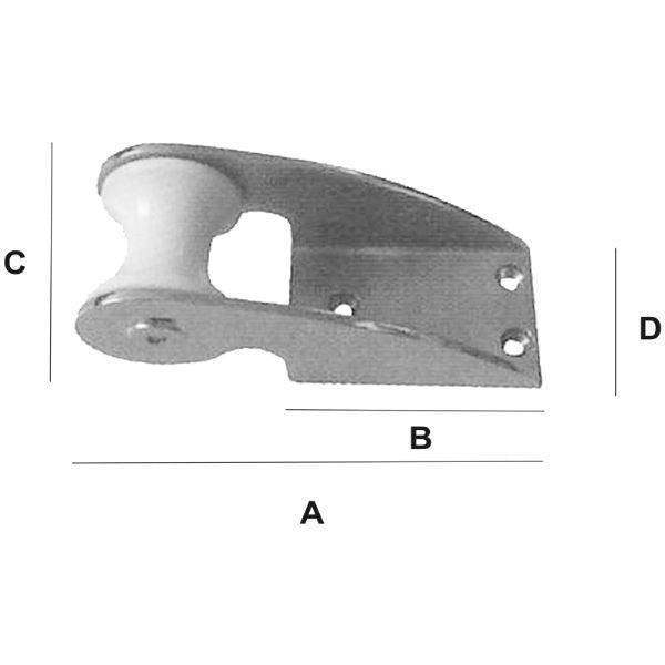 Ankerrulle L.160 B.62mm