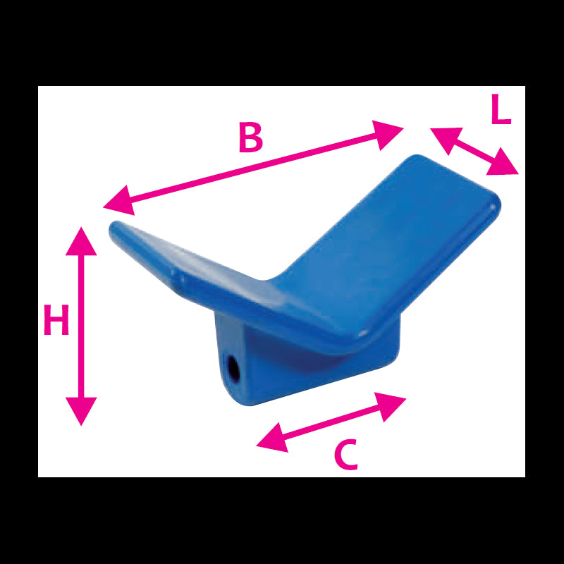 Bogenstütze PU blau