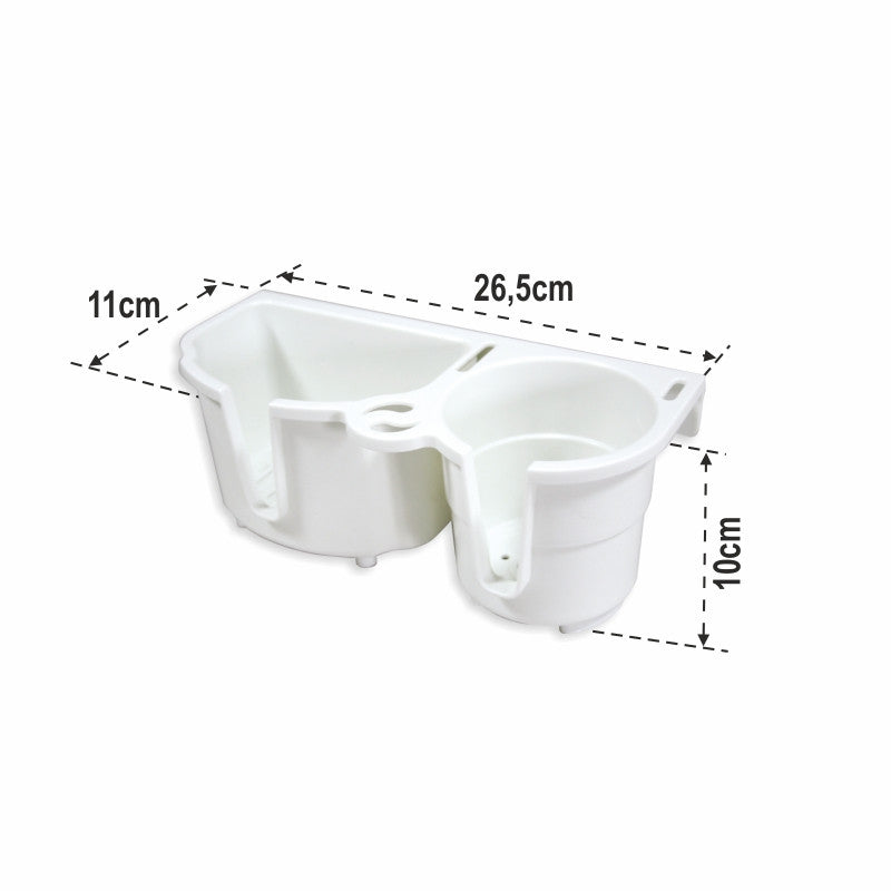 Store-all Organizer & glass holder