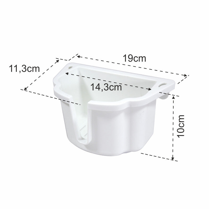 Storage box laliza's "store all" white 19x10x11cm