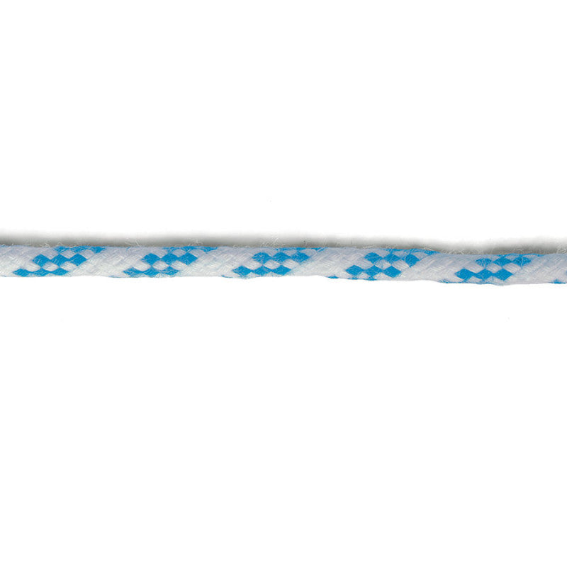 Lap 24-fl, 6mm, white w/blue
