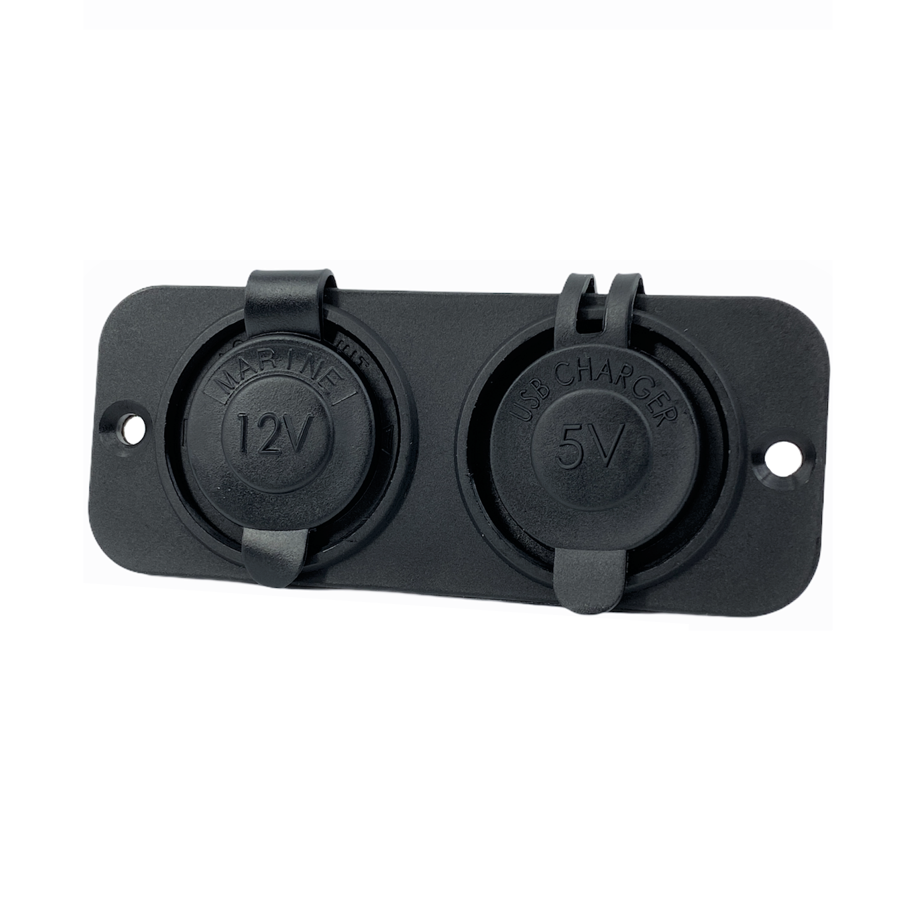 El-tavle med 12Volt og USB 2.4A en 12V og 5V