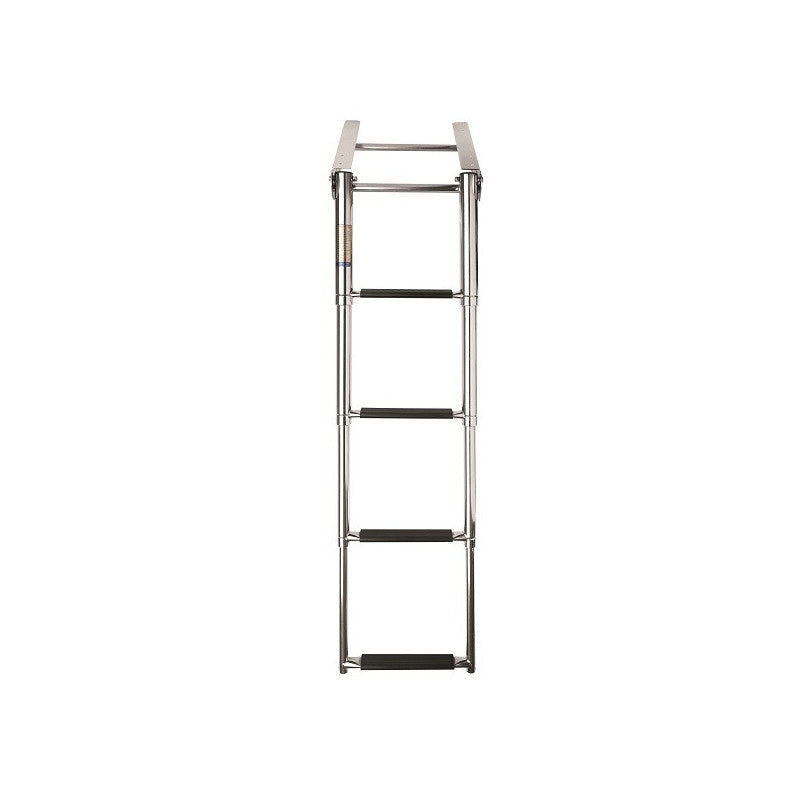 Telescopic ladder, 4 steps, 1165mm bathing platform