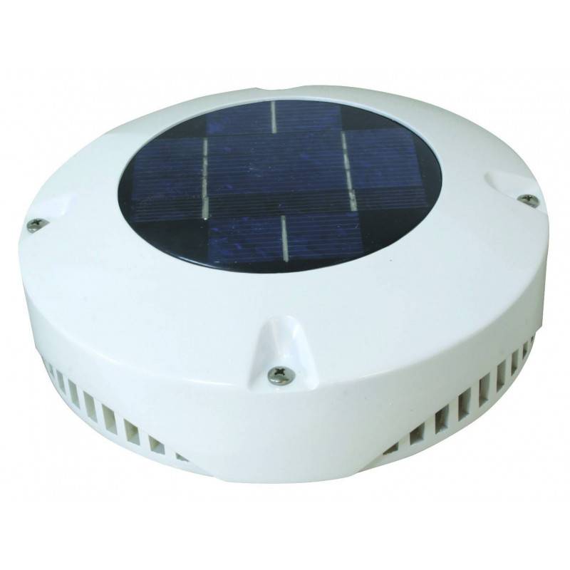 Air valve, plastic w/solar cell, 24h, 20 cm