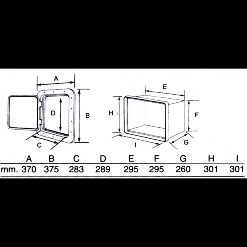 Topline box, 28.3x28.9