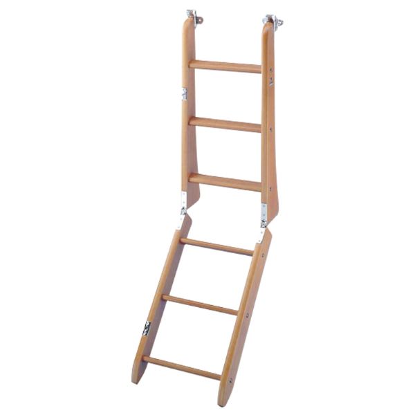 Bathing ladder Wood 6-Tr. S1400006 l:1300mm