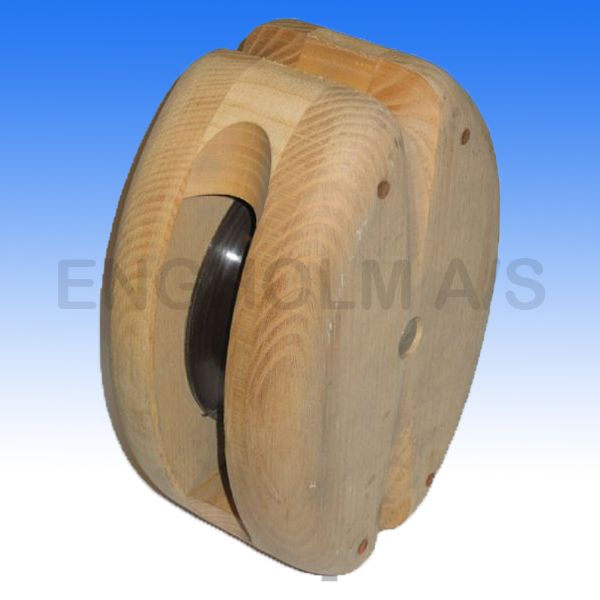 Strap block Dk 1-Sk 100mm 4" For 12mm Rope