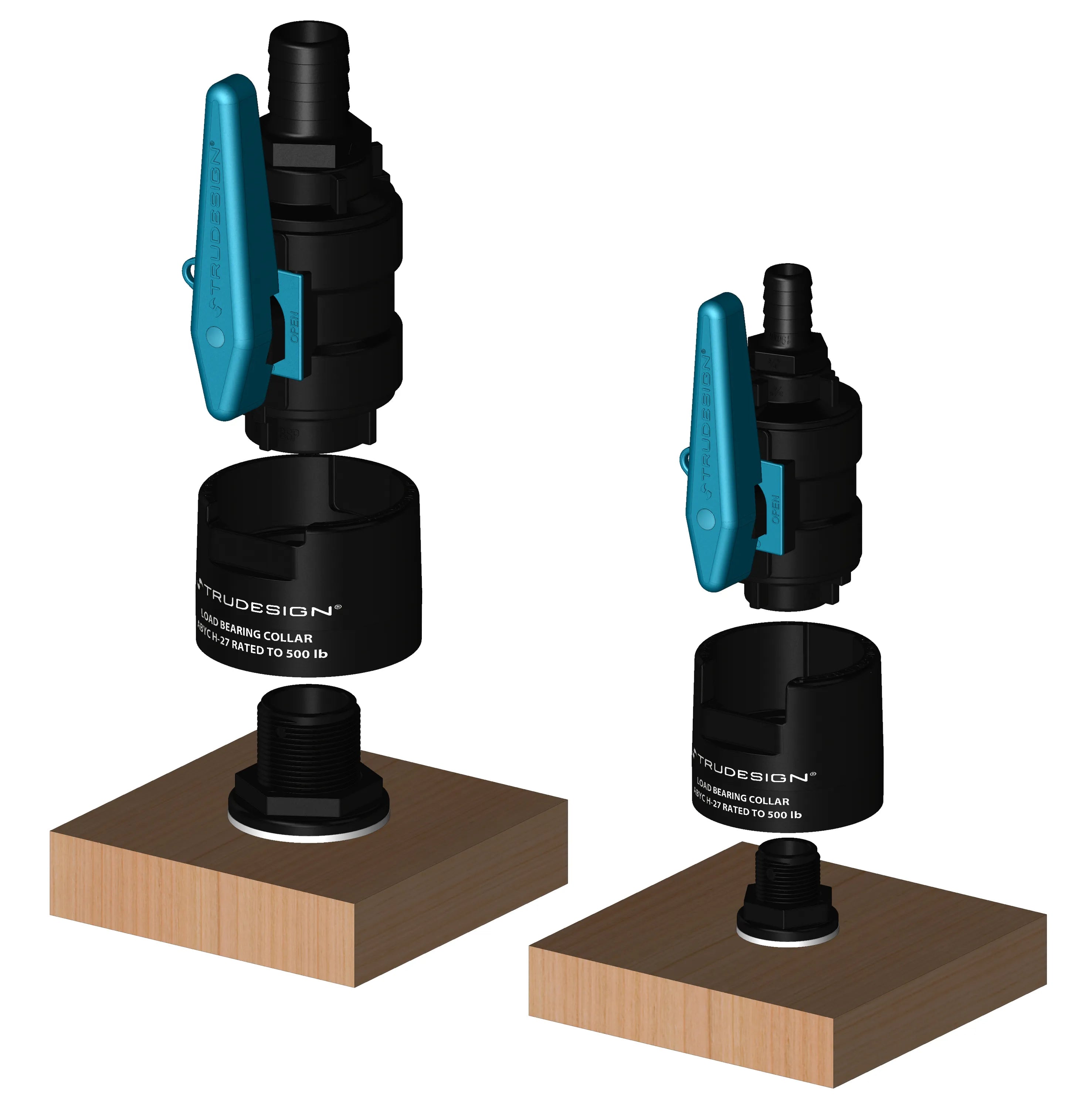 Trudesign Gennemføring, til slange montering