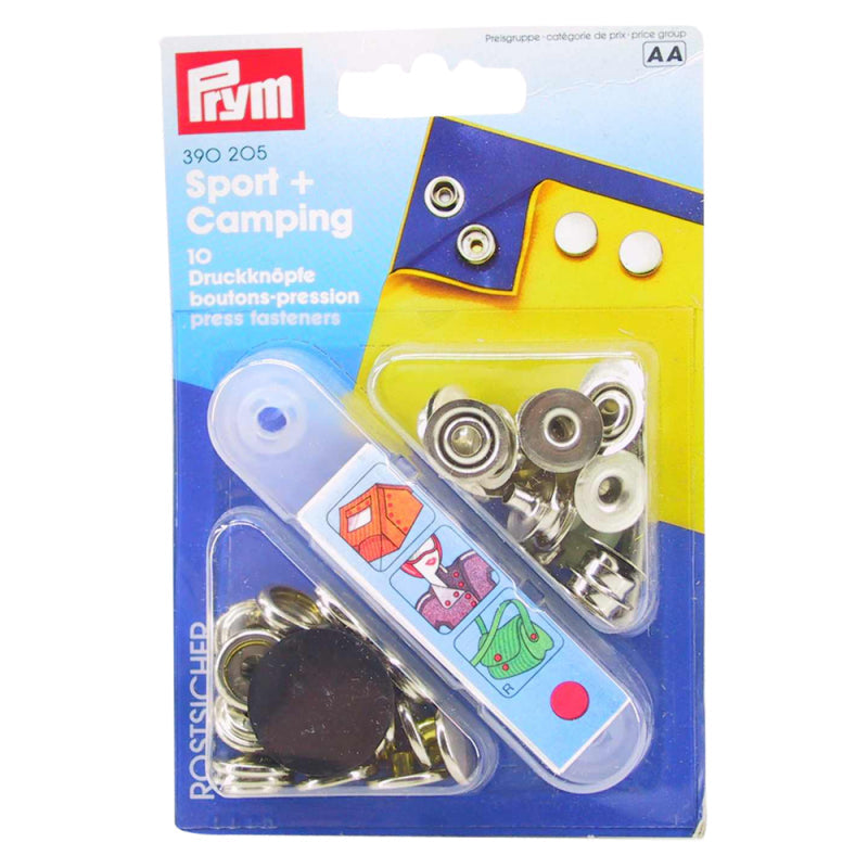 Prym Push button RF steel 10-pcs ÿ15mm un/skr