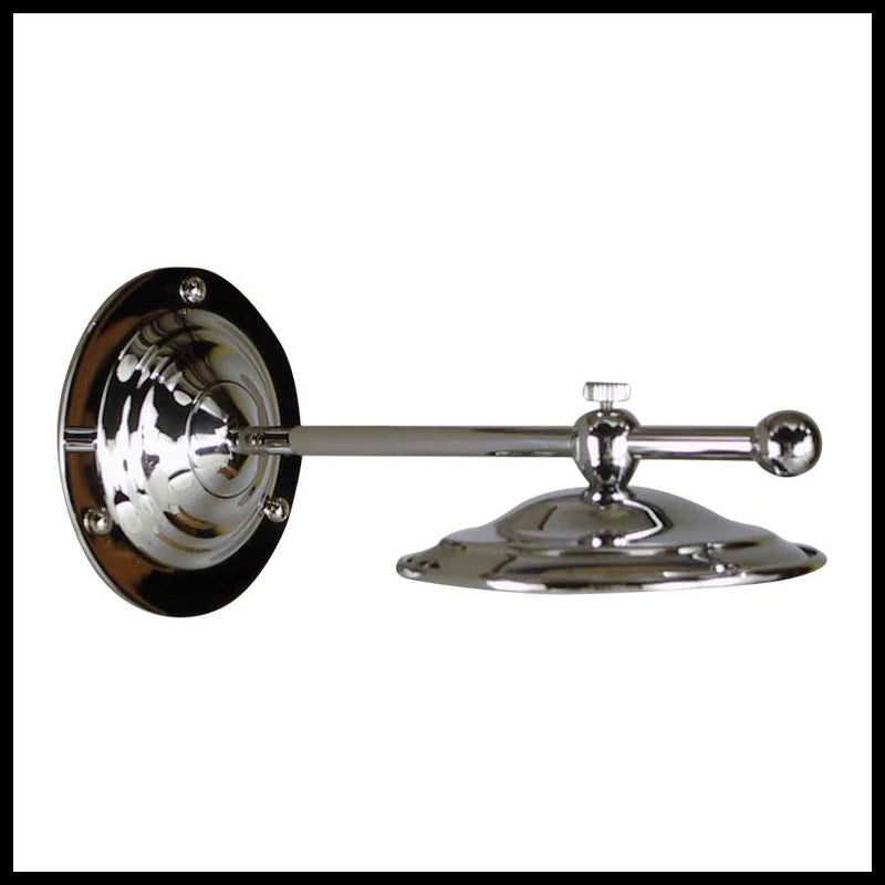 Heat shield chrome-plated brass