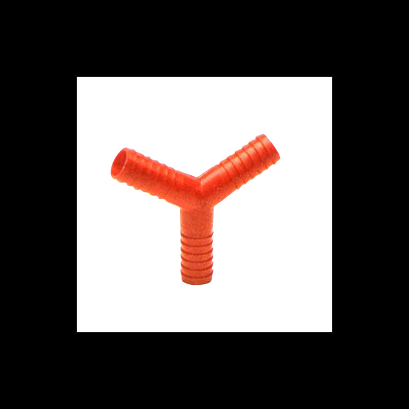 Y-joint hose connection. 12 mm