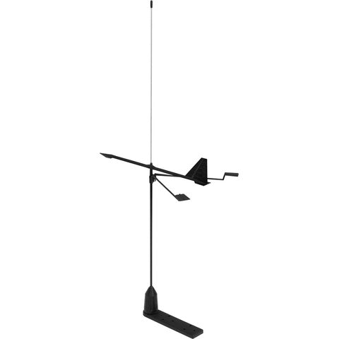 Hawk UKW-Antenne mit Windanzeige, 20 m Kabel und Halterung 3 dB 90 cm