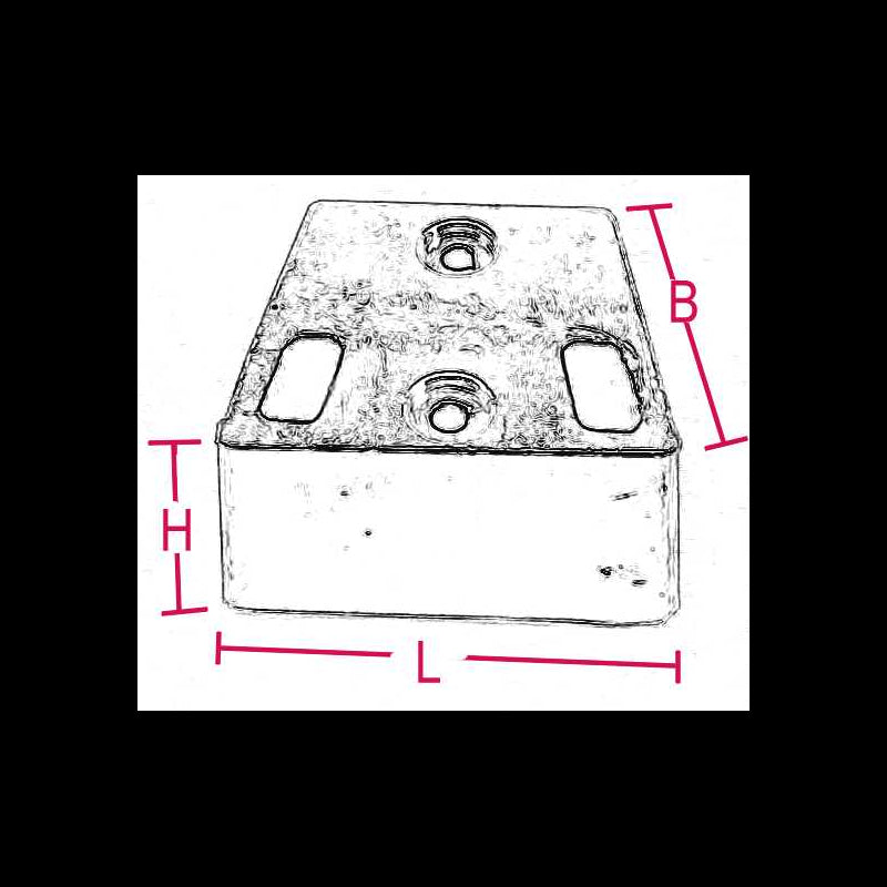 Zink f/OMC Cobra 130.185 PS