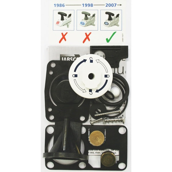 Jabsco Service Kit Twist n Lock -1998 & 2008- (schwarzer Griff)
