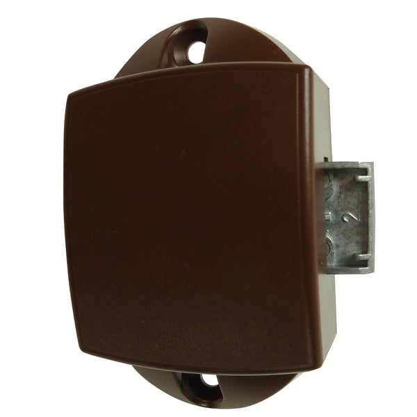 Brown plastic lock box