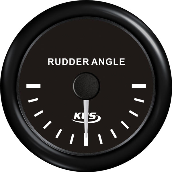 KUS Rudder indicator Black 12/24V
