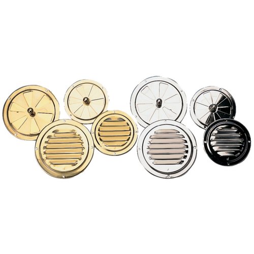 Valve grate velvet Ø125mm brass