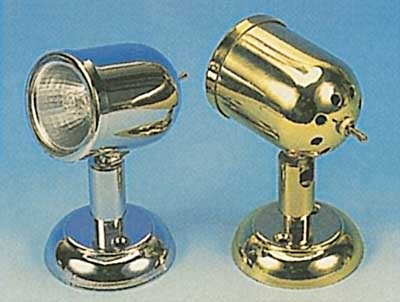 Einbauleuchte aus Messing, Halogen