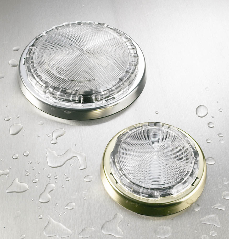 Lampe Ø 145mm m/chrom-effekt