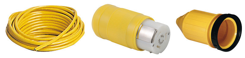 Kabel mit Marinco-Stecker 50 A 16,5 m