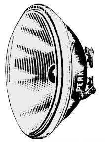 Watertight bulb 24 V 90 W 140 mm