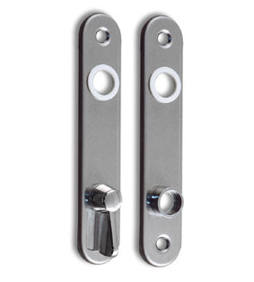 Key plate chromed w/twist 2 pcs